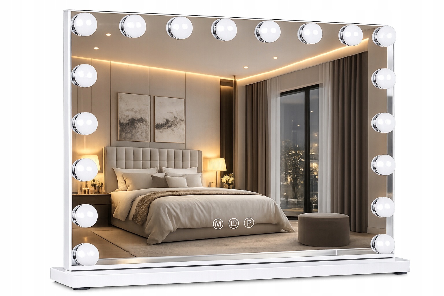 - ce62368645b6abac74e4f5d9a45ejpg - strefamarki Lustro kosmetyczne LED 80x60cm białe