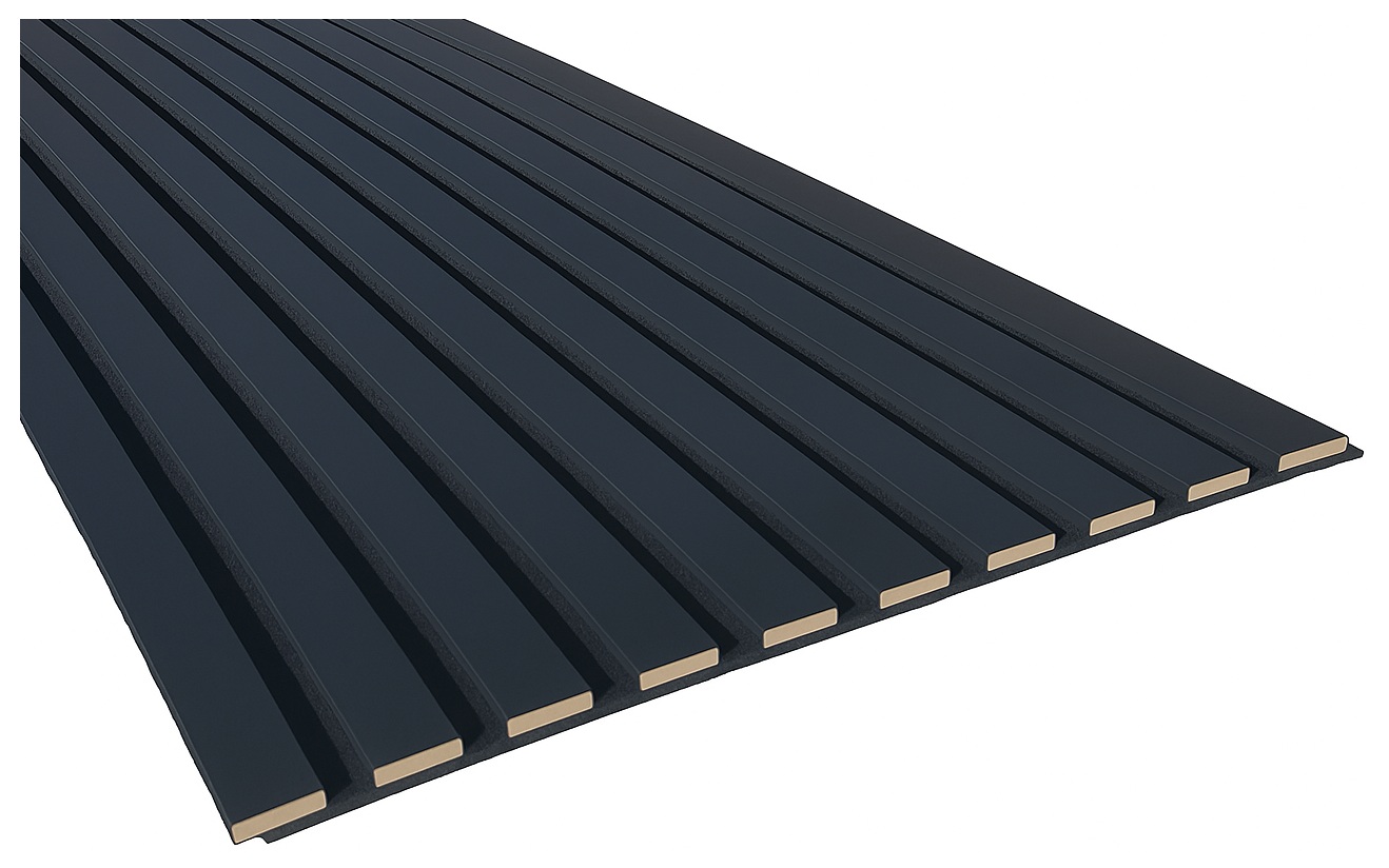 - d8089ac54d5b87ab1989ceb6c085jpg - strefamarki Lamel 3D lamele ścienne panele akustyczne 46x255cm na filcu Czarny