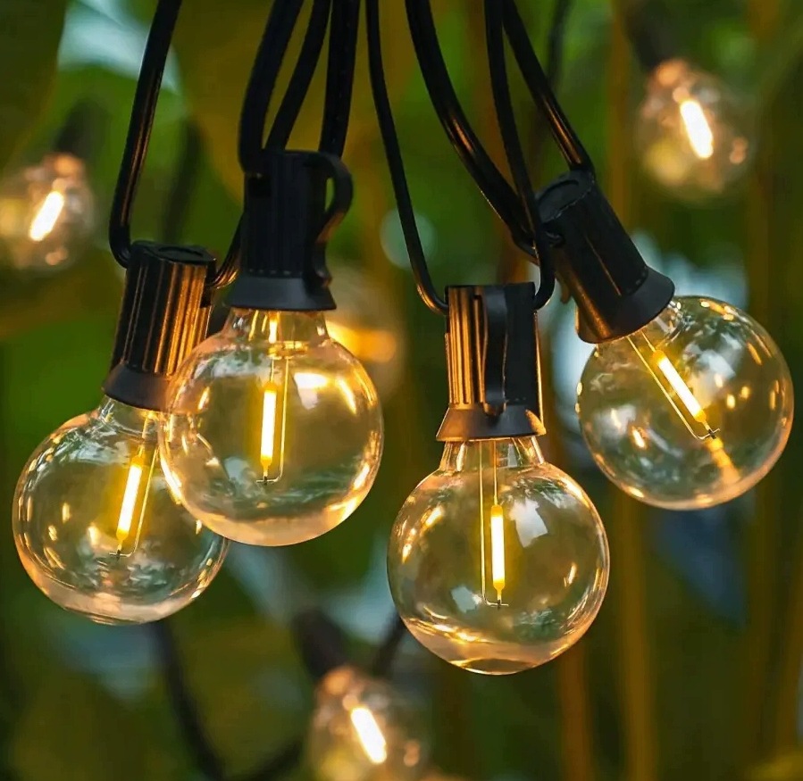 - dbb252a44898ae65c34d2562cadb-1jpg - strefamarki Girlanda Ogrodowa 20m Świetlna Zewnętrzna Lampki Łańcuch 36x Żarówka LED