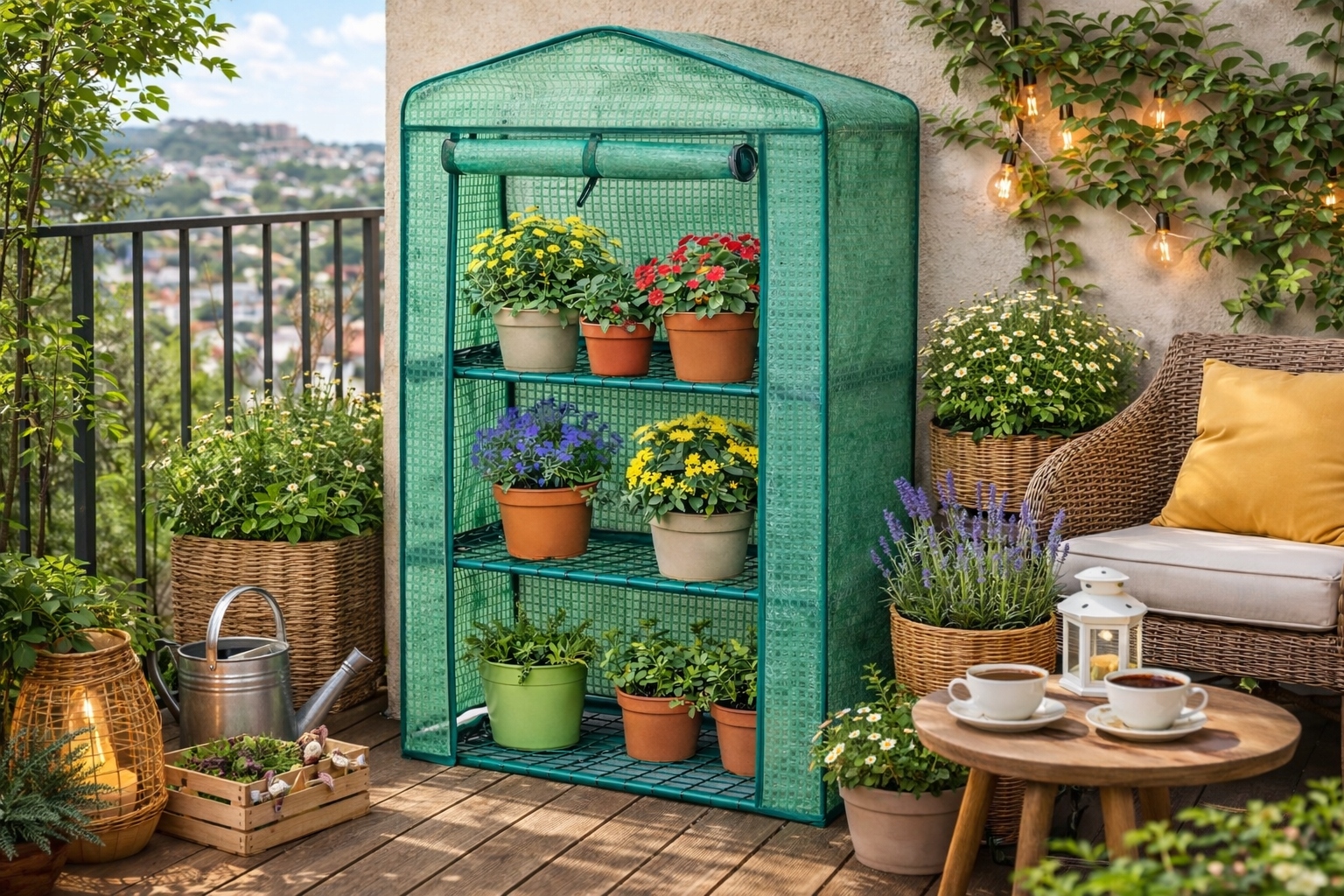- dbb30c4c4a5a9099d34cd4eeb91cjpg - strefamarki Szklarnia Balkonowa Rozsadnik Ogrodowy 69x49x125cm Tunel Foliowy Mocny