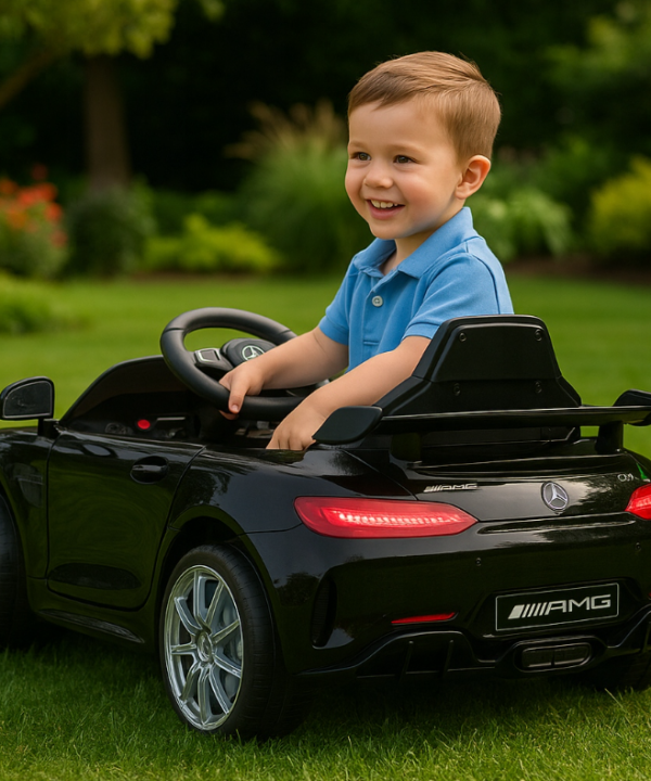 Autko Samochód elektryczny na akumulator MERCEDES AMG GTR czarny