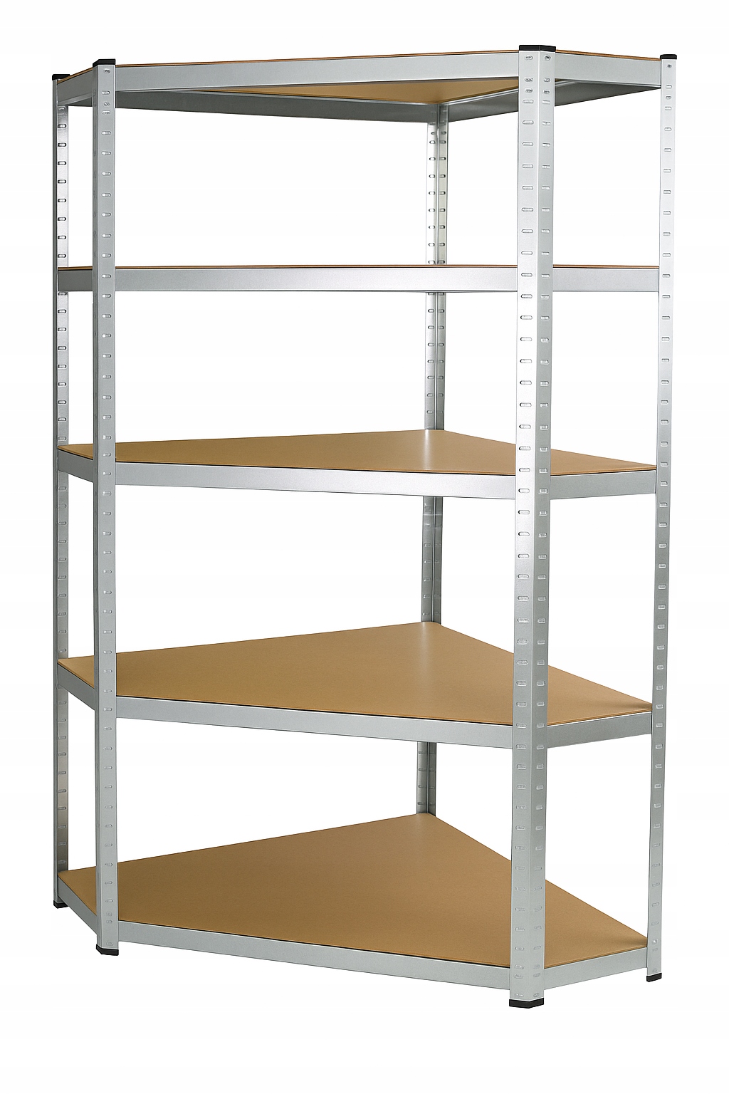 - e69370124ac5943f1a8cf58e6131jpg - strefamarki Regał magazynowy metalowy NAROŻNY warsztat piwnica garażowy 180x90x40 875kg