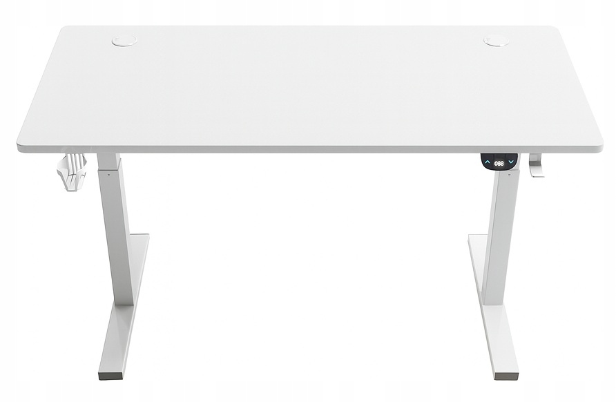 - ea9127e04de98b00031c5e61918bjpg - strefamarki Biurko regulowane 140cm Elektryczne regulacja wysokości 72-118cm białe LED