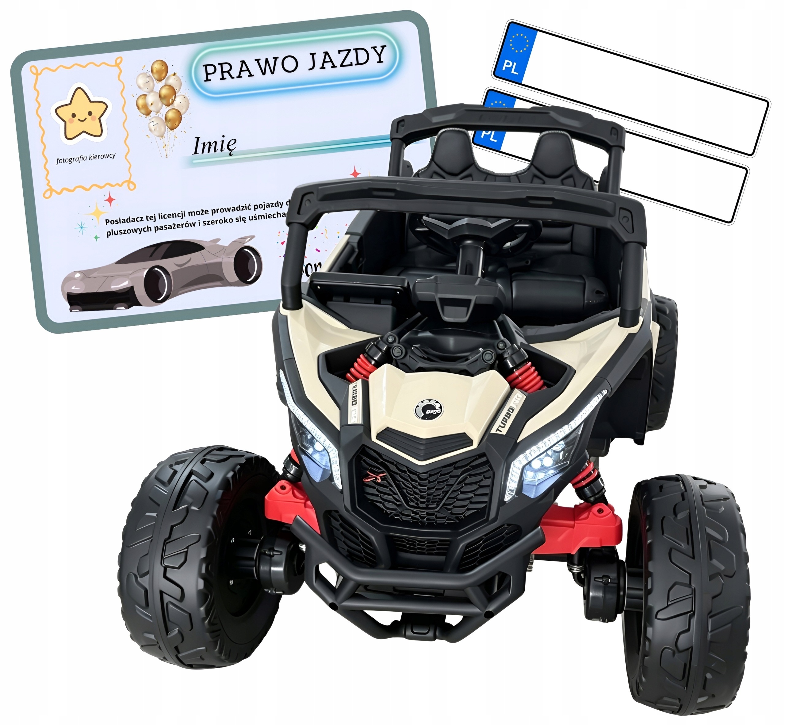 - eca724fd40049909308d6298288bjpg - strefamarki Auto na akumulator pilot skóra EVA 4x4 180W MAVERIK CAN-AN złoty PRAWKO
