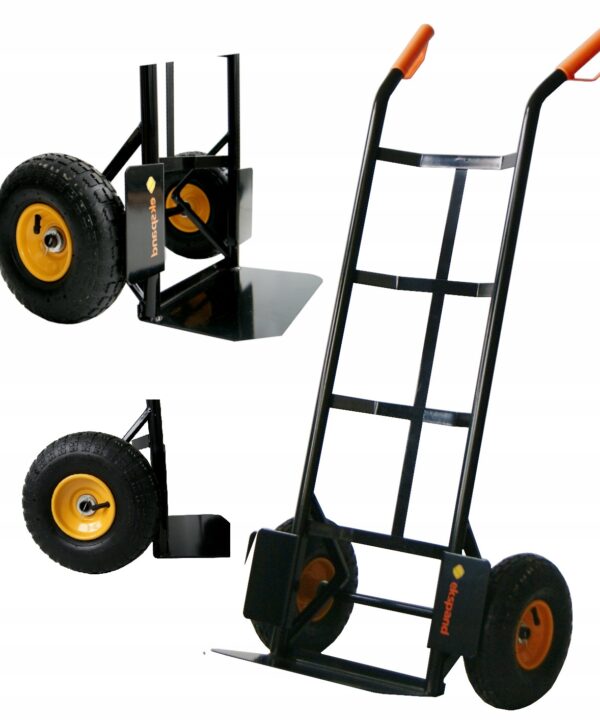 WÓZEK TRANSPORTOWY metalowy magazynowy młynarka TOWAROWY WM03 200kg ręczny