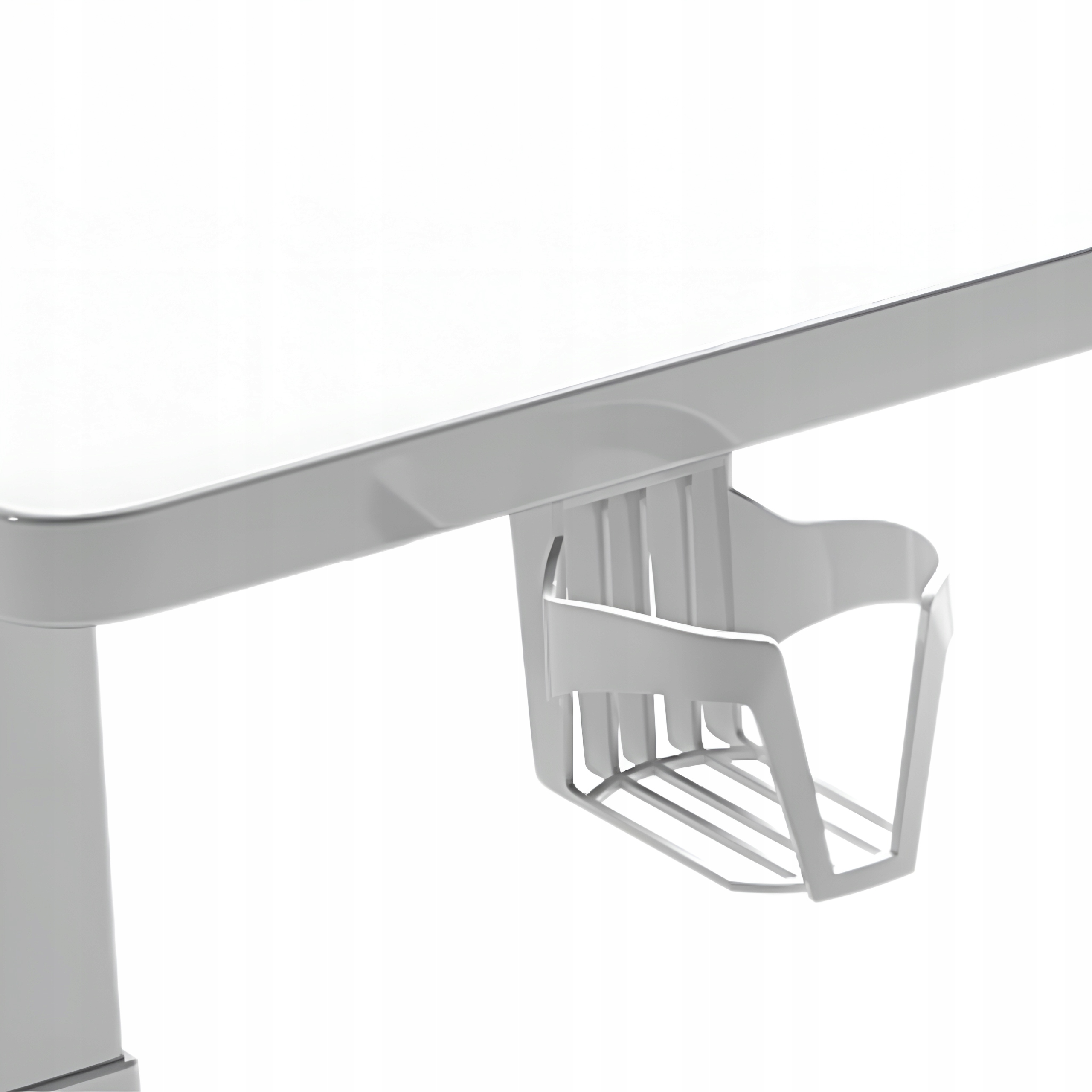 - f674fe9347bc8f1b3c4dcaa85381jpg - strefamarki Biurko regulowane 140cm Elektryczne regulacja wysokości 72-118cm białe LED
