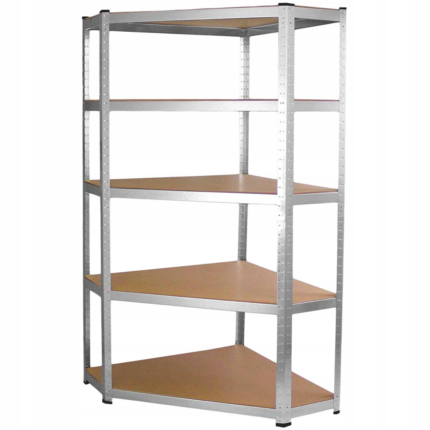 - f7da223f4fce824ba75acf94192djpg - strefamarki Regał magazynowy metalowy NAROŻNY warsztat piwnica garażowy 180x90x30 875kg