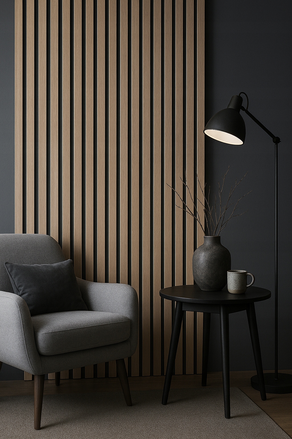 - f7f9ad4f4ae0a3314cab5240430b-1jpg - strefamarki Lamel 3D lamele ścienne panele akustyczne 46x275cm filc Jesion Arktyczny
