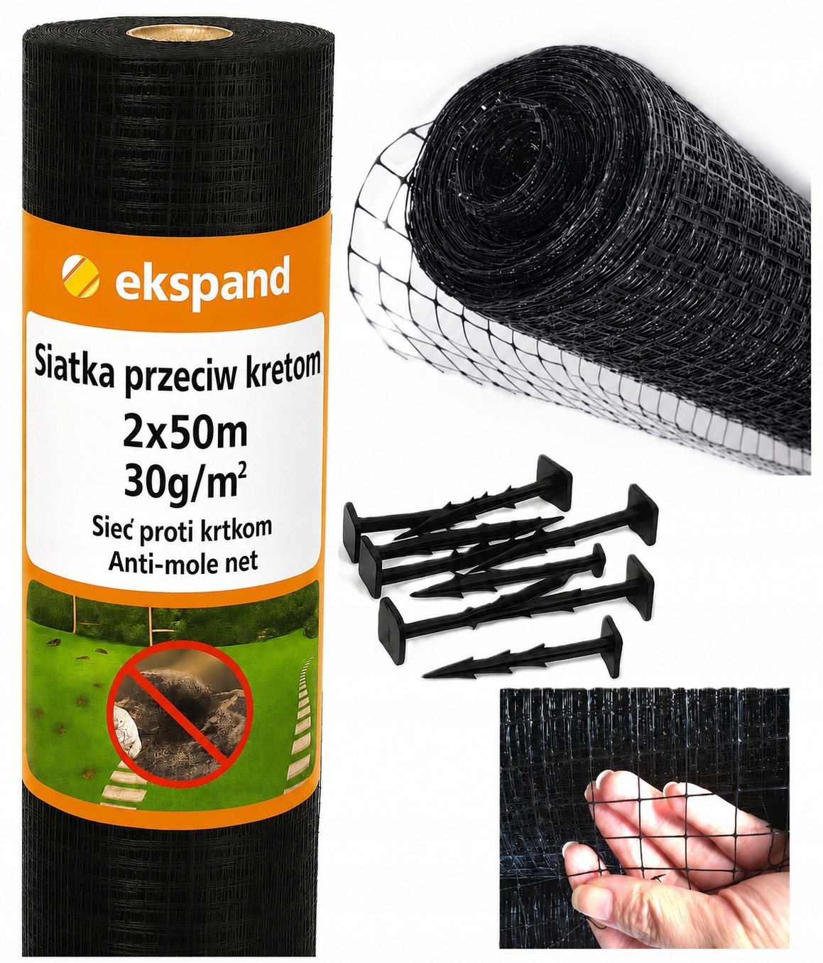 - f9c0ecdc49f791fbe8db0cdf8f1cjpg - strefamarki Siatka na krety 2x50 nornice przeciw kretom PREMIUM 30g MOCNA 100 KOŁKÓW