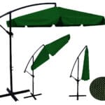 parasol-G01- zielony ciemny butelkowy