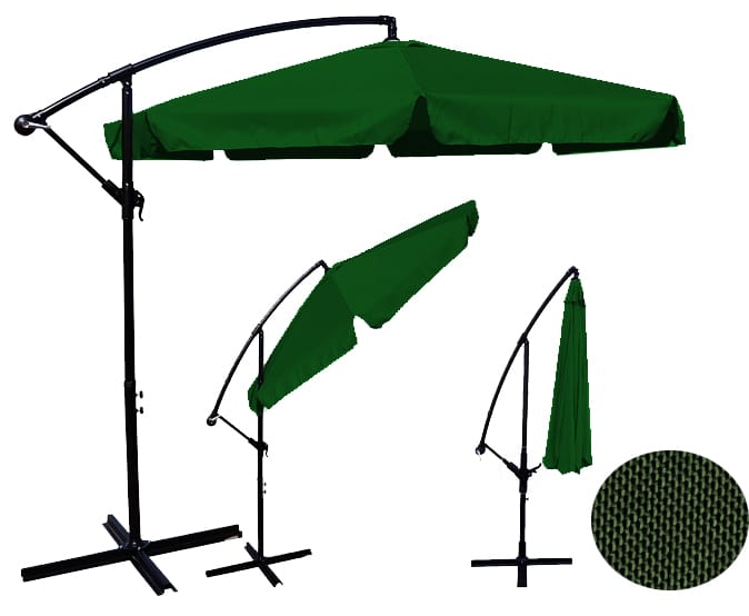 - parasol-G01- zielony ciemny butelkowy 