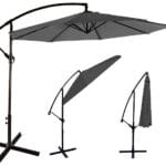 parasol-szary ciemny-nowy